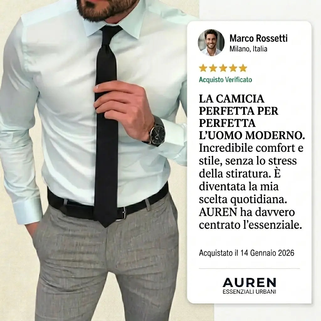 AUREN - Camicia Dinamica Elasticizzata